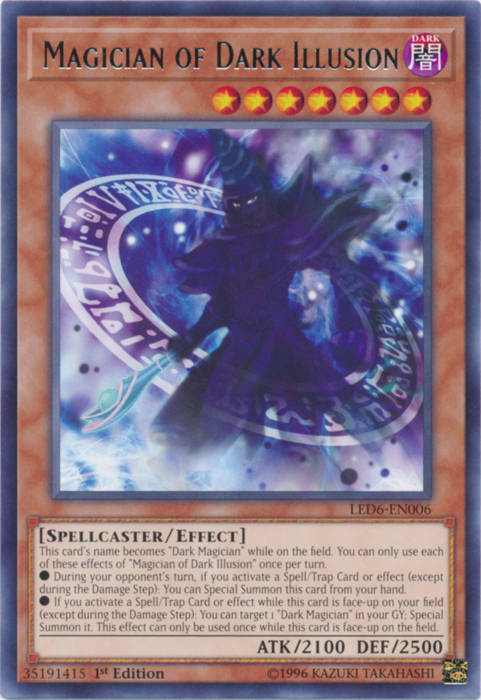 Magician of Dark Illusion [LED6-EN006] Rare | Clutch Gaming