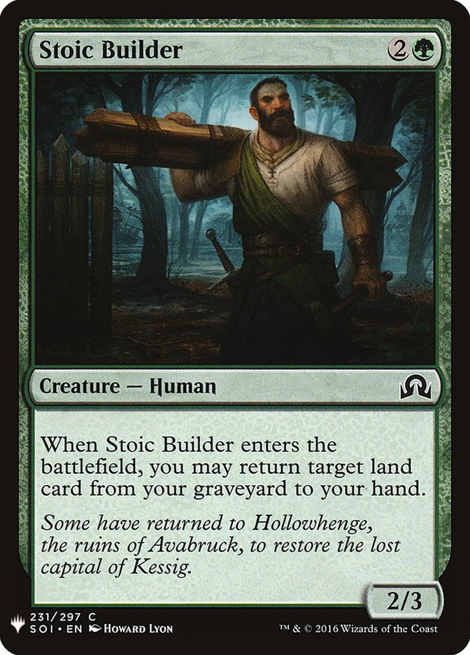 Stoic Builder [Mystery Booster] | Clutch Gaming