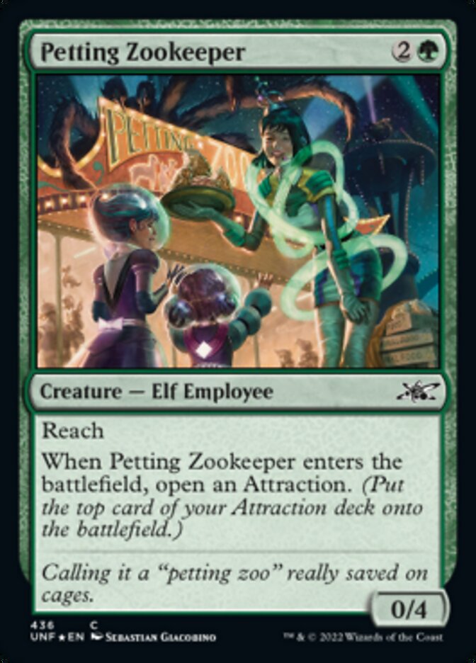 Petting Zookeeper (Galaxy Foil) [Unfinity] | Clutch Gaming