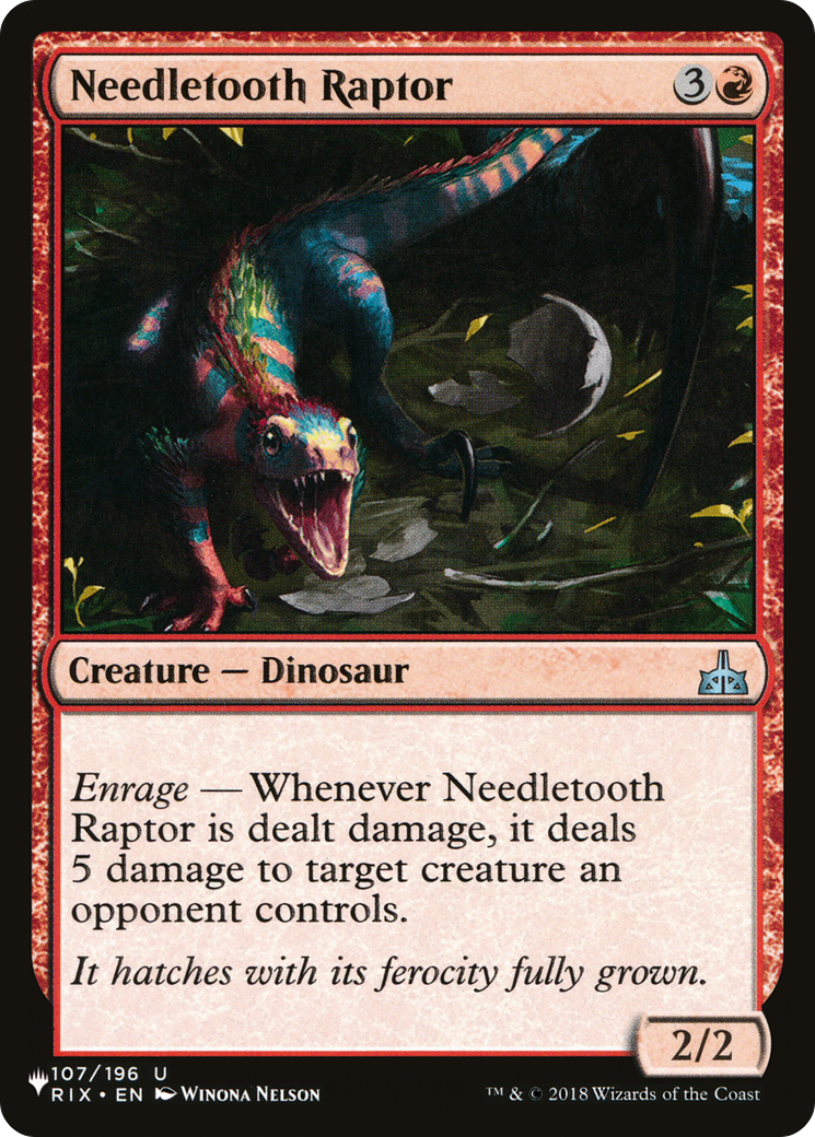 Needletooth Raptor [The List Reprints] | Clutch Gaming