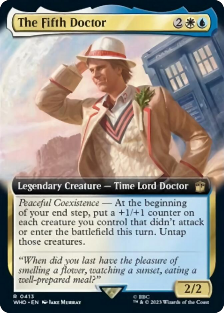 The Fifth Doctor (Extended Art) [Doctor Who] | Clutch Gaming