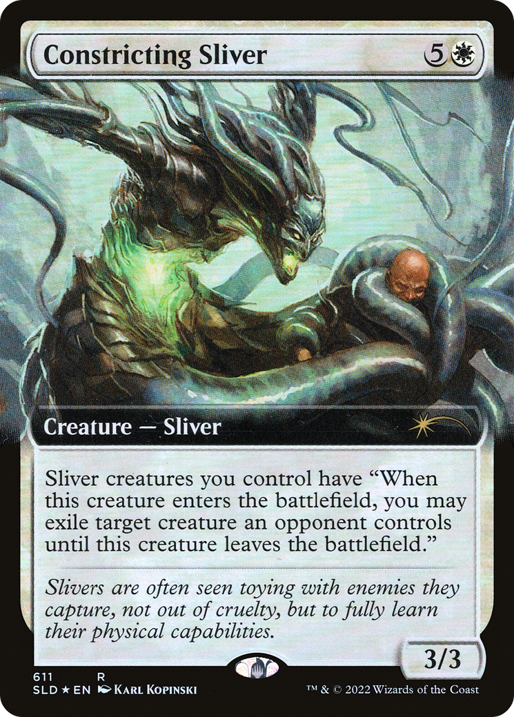 Constricting Sliver (Extended Art) [Secret Lair Drop Promos] | Clutch Gaming