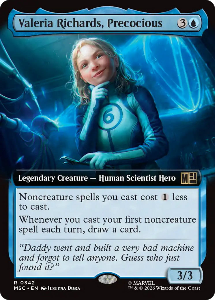 Valeria Richards, Precocious (Extended Art) [Marvel Super Heroes Commander] | Clutch Gaming