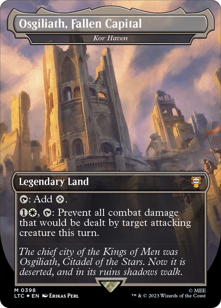 Osgiliath, Fallen Capital - Kor Haven (Surge Foil Realms and Relics) [The Lord of the Rings: Tales of Middle-Earth Commander] | Clutch Gaming