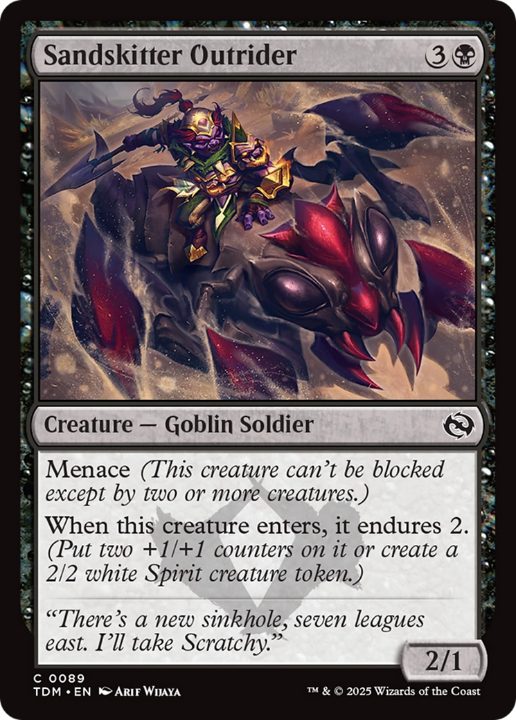 Sandskitter Outrider [Tarkir: Dragonstorm] | Clutch Gaming