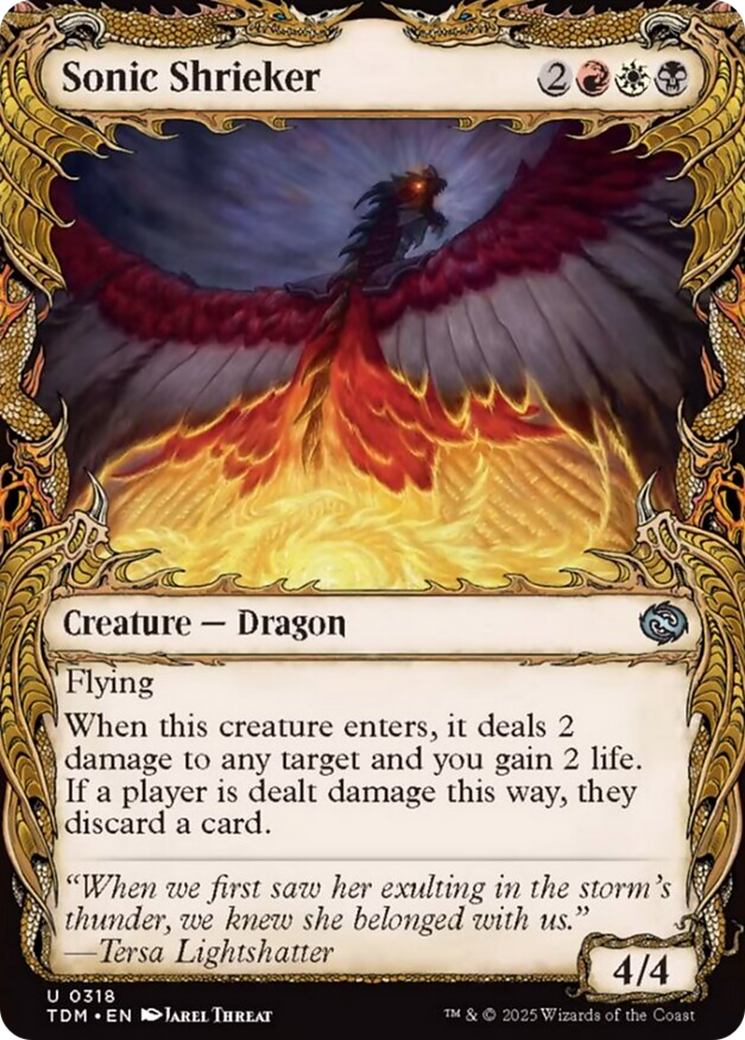 Sonic Shrieker (Showcase) [Tarkir: Dragonstorm] | Clutch Gaming