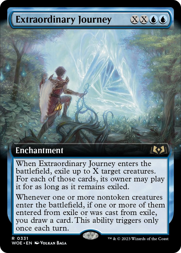 Extraordinary Journey (Extended Art) [Wilds of Eldraine] | Clutch Gaming