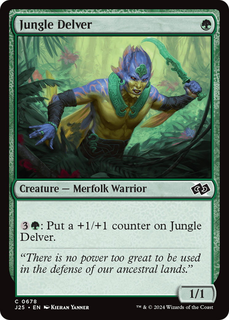 Jungle Delver [Foundations Jumpstart] | Clutch Gaming