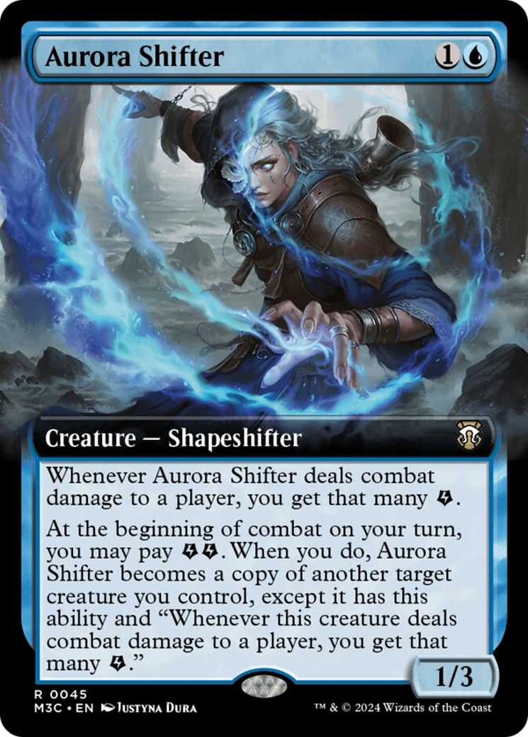 Aurora Shifter (Extended Art) (Ripple Foil) [Modern Horizons 3 Commander] | Clutch Gaming