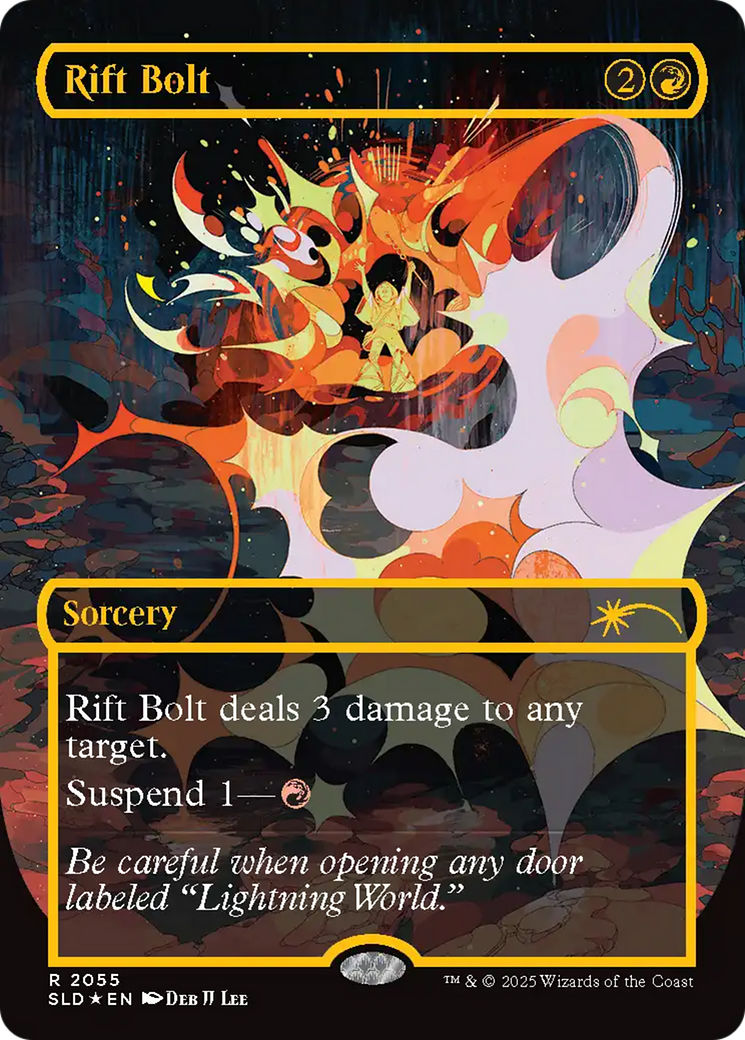 Rift Bolt (2055) (Raised Foil) [Secret Lair Drop Series] | Clutch Gaming