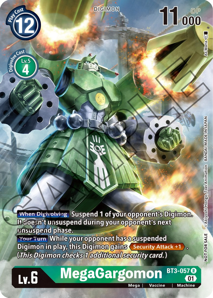 MegaGargomon [BT3-057] (Tamer's Card Set 1) [Release Special Booster Promos] | Clutch Gaming