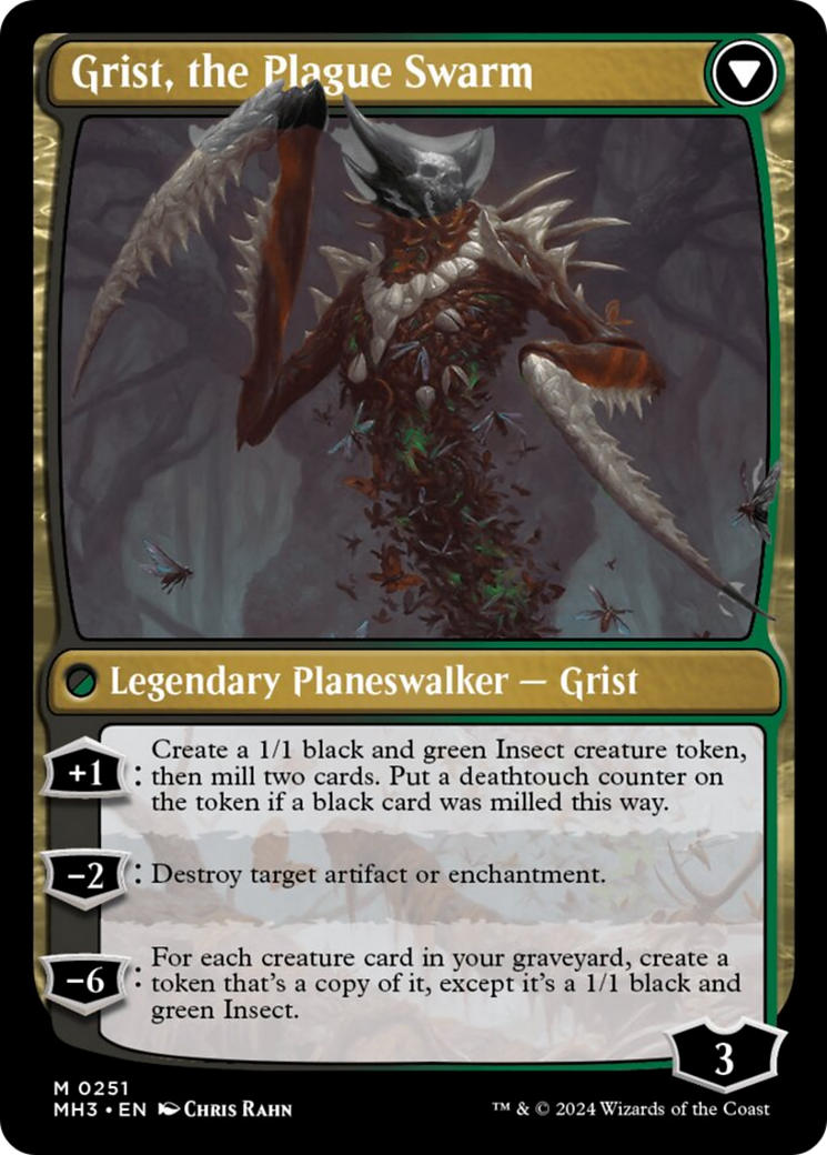 Grist, Voracious Larva // Grist, the Plague Swarm [Modern Horizons 3] | Clutch Gaming