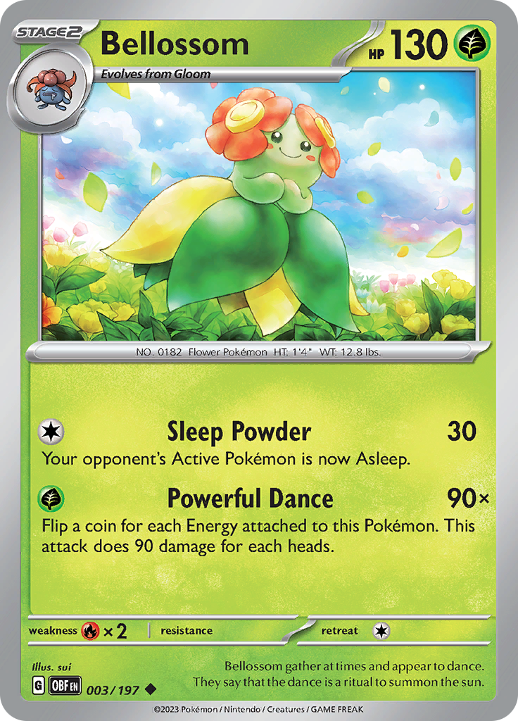 Bellossom (003/197) [Scarlet & Violet: Obsidian Flames] | Clutch Gaming