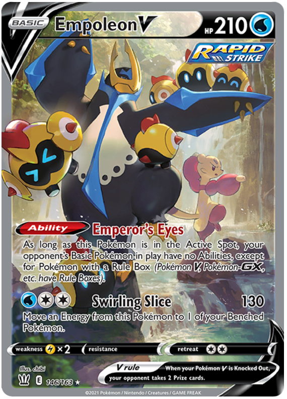 Empoleon V (146/163) [Sword & Shield: Battle Styles] | Clutch Gaming