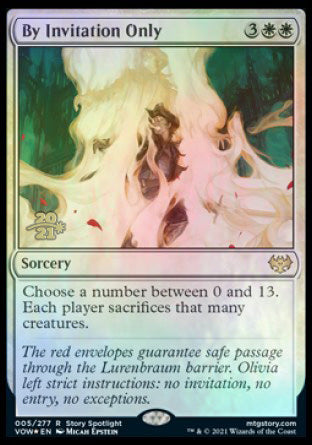 By Invitation Only [Innistrad: Crimson Vow Prerelease Promos] | Clutch Gaming