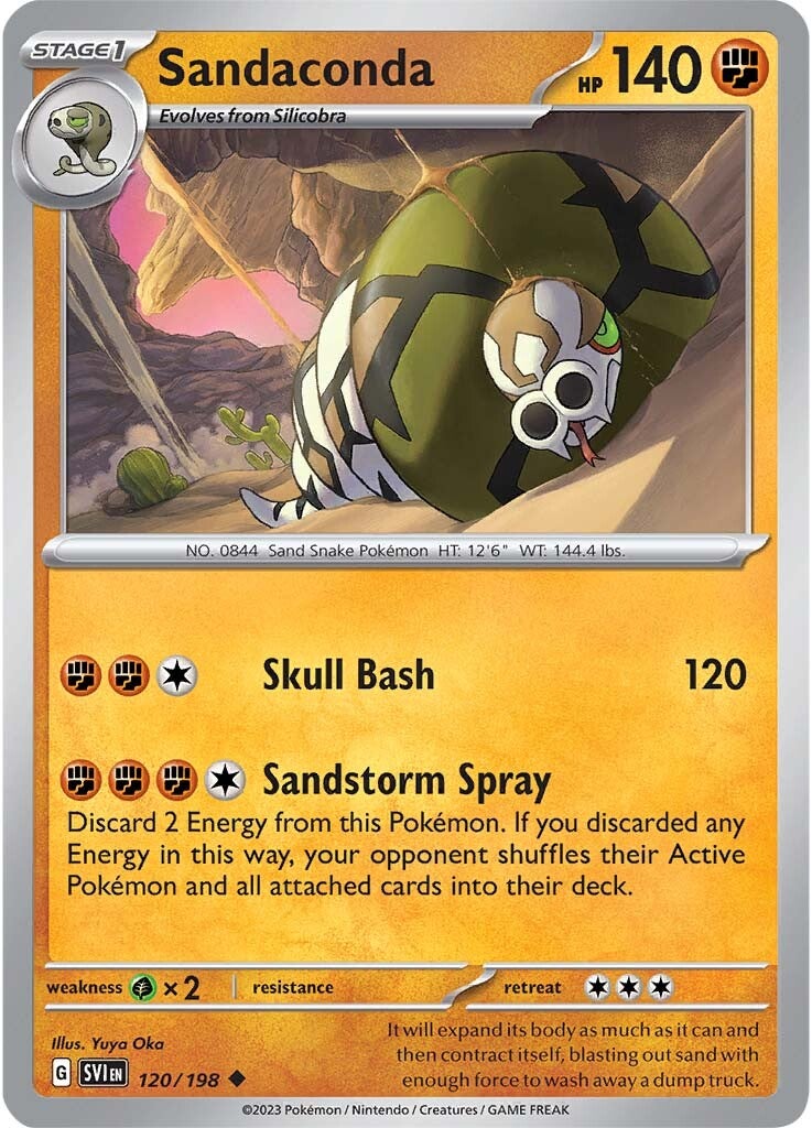 Sandaconda (120/198) [Scarlet & Violet: Base Set] | Clutch Gaming