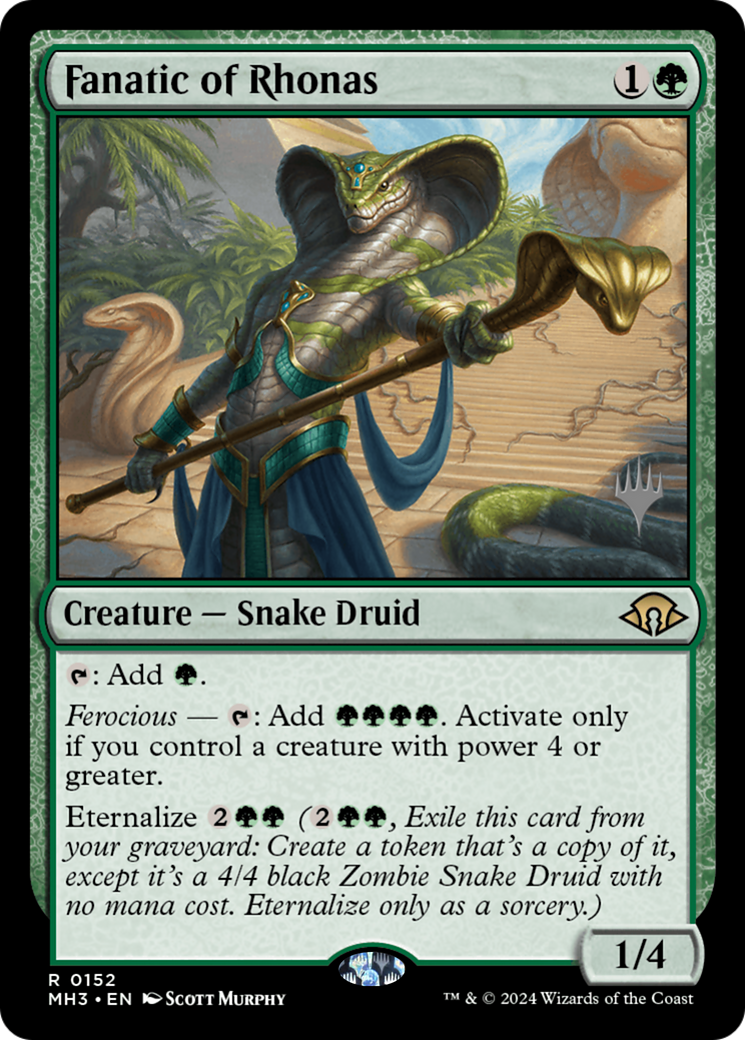 Fanatic of Rhonas [Lorwyn Eclipsed Promos] | Clutch Gaming