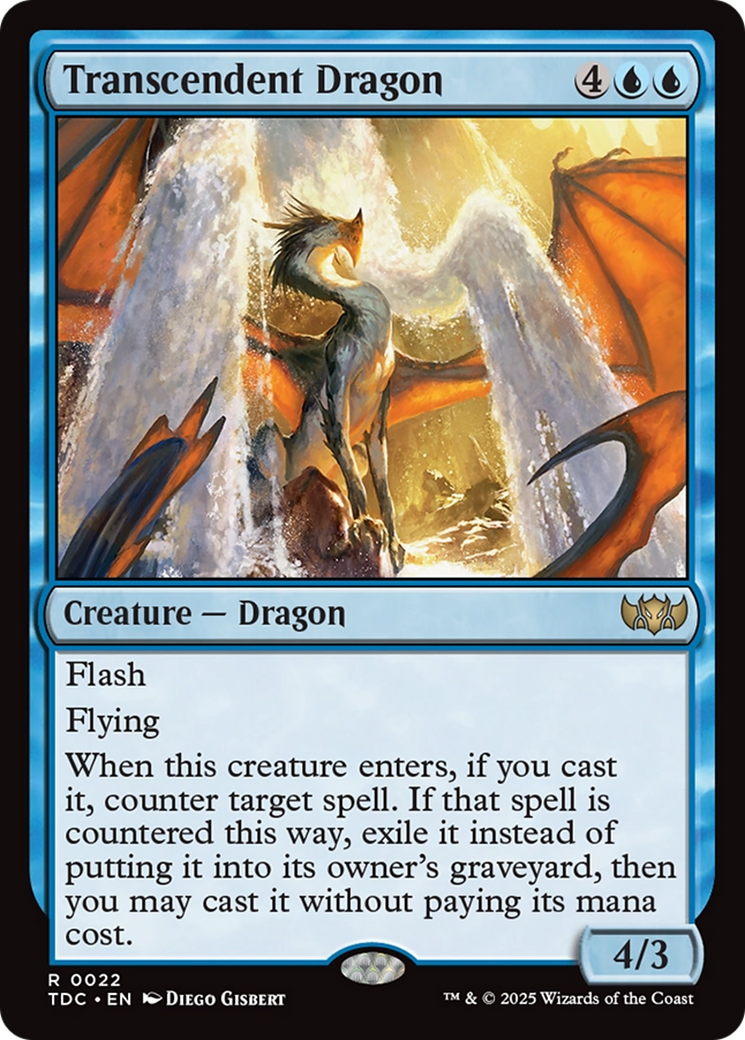 Transcendent Dragon [Tarkir: Dragonstorm Commander] | Clutch Gaming
