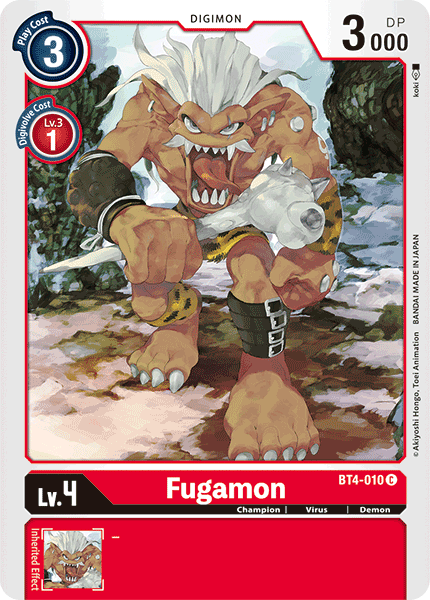 Fugamon [BT4-010] [Great Legend] | Clutch Gaming