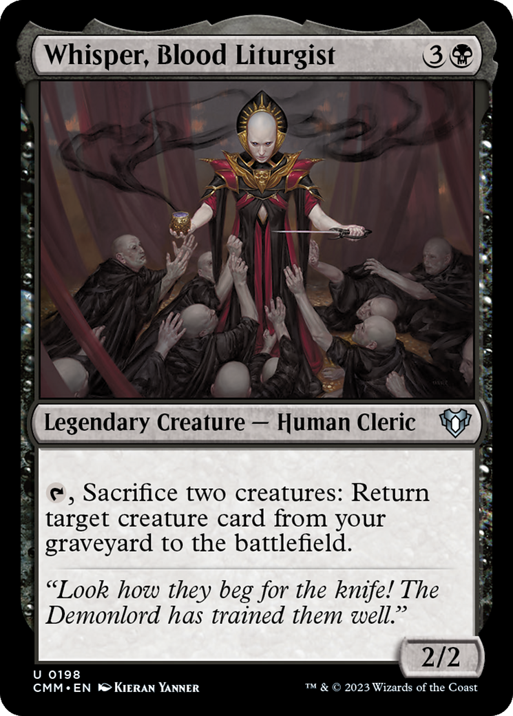 Whisper, Blood Liturgist [Commander Masters] | Clutch Gaming