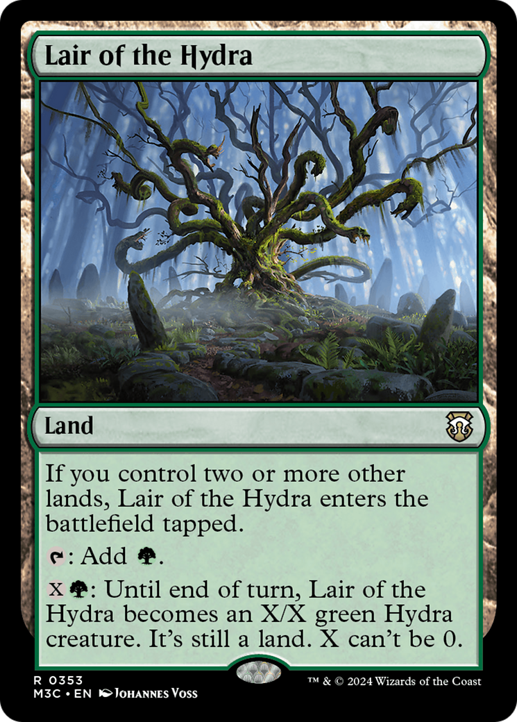 Lair of the Hydra (Ripple Foil) [Modern Horizons 3 Commander] | Clutch Gaming