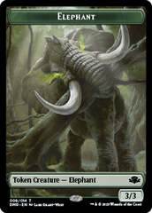 Elephant // Bird Double-Sided Token [Dominaria Remastered Tokens] | Clutch Gaming