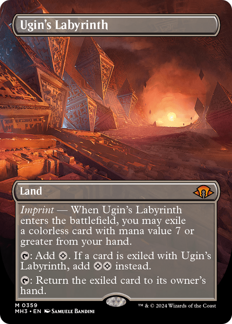 Ugin's Labyrinth (Borderless) [Modern Horizons 3] | Clutch Gaming