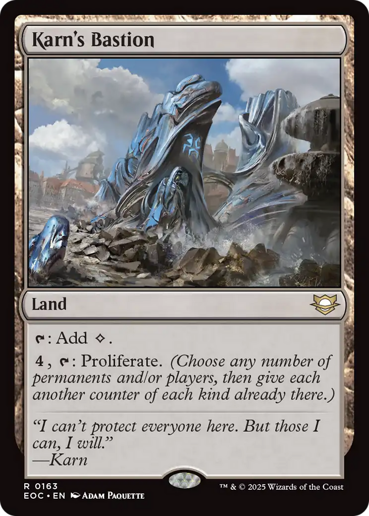 Karn's Bastion [Edge of Eternities Commander] | Clutch Gaming