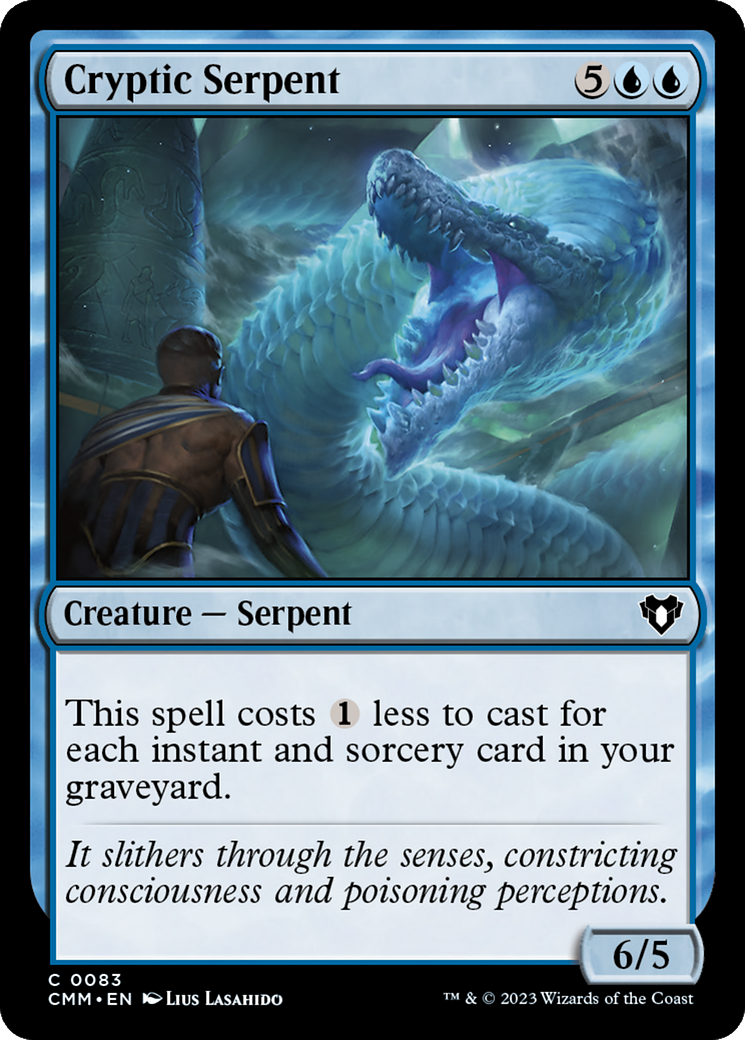 Cryptic Serpent [Commander Masters] | Clutch Gaming