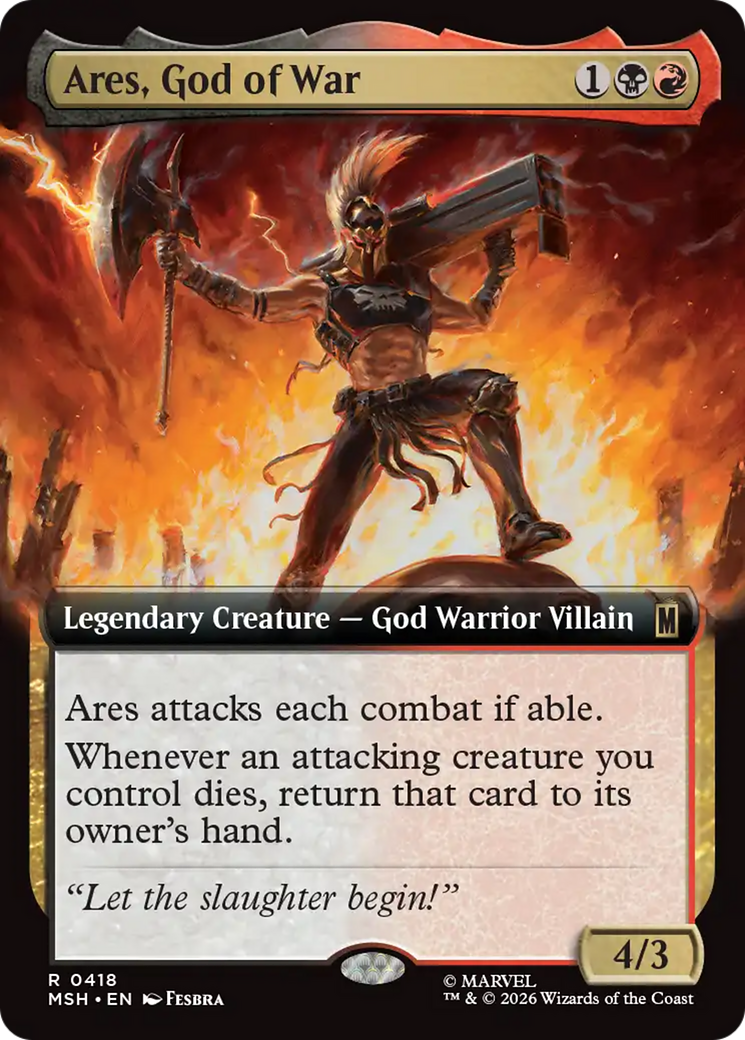 Ares, God of War (Extended Art) [Marvel Super Heroes] | Clutch Gaming