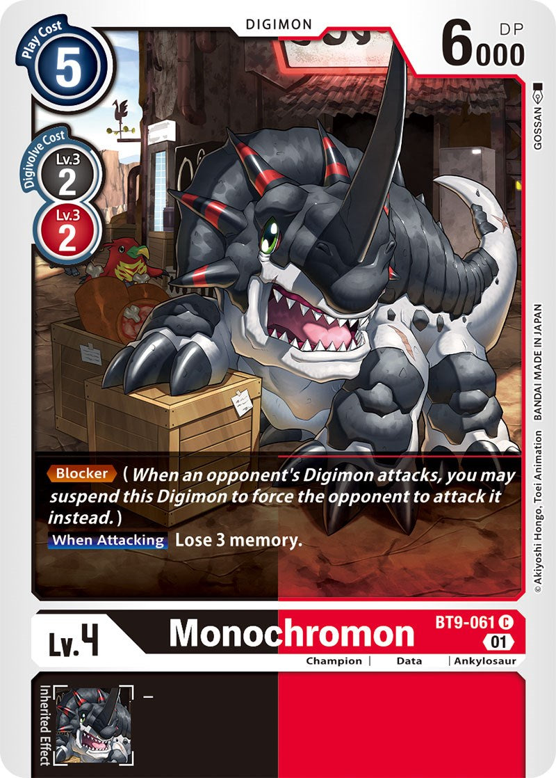 Monochromon [BT9-061] [X Record] | Clutch Gaming