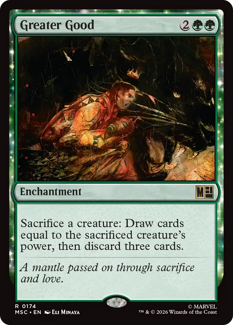 Greater Good (Surge Foil) [Marvel Super Heroes Commander] | Clutch Gaming