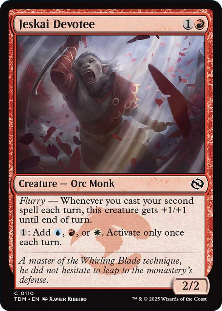 Jeskai Devotee [Tarkir: Dragonstorm] | Clutch Gaming