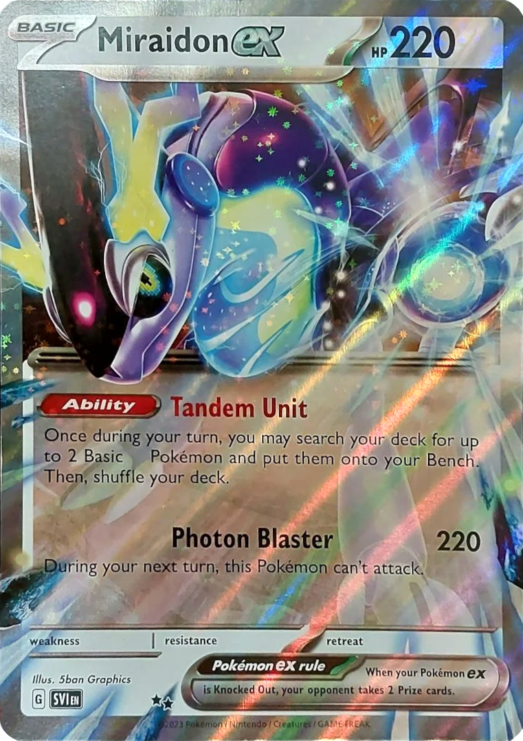 Miraidon ex (Jumbo Card) [Scarlet & Violet: Base Set] | Clutch Gaming