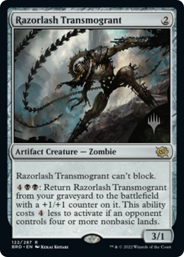 Razorlash Transmogrant (Promo Pack) [The Brothers' War Promos] | Clutch Gaming