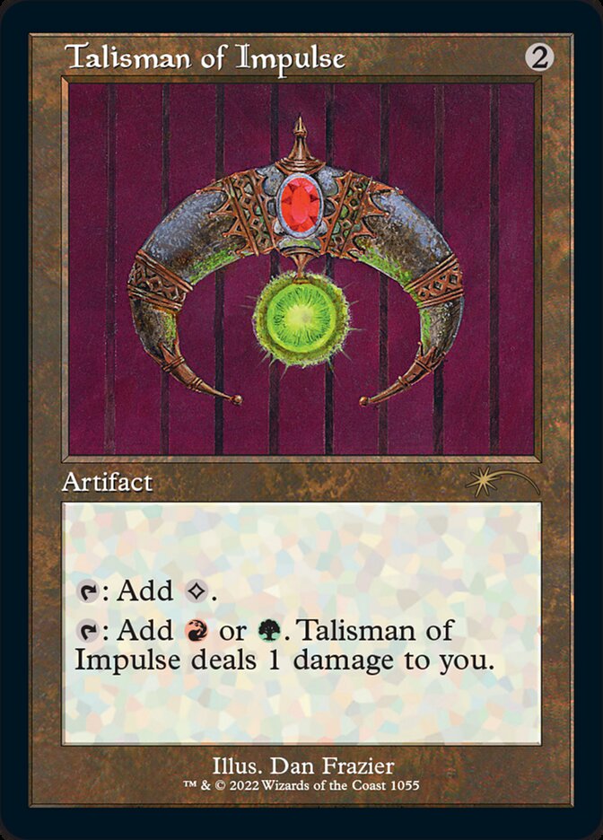 Talisman of Impulse (Foil Etched) [Secret Lair Drop Series] | Clutch Gaming