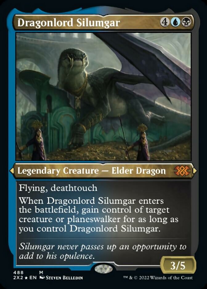 Dragonlord Silumgar (Foil Etched) [Double Masters 2022] | Clutch Gaming