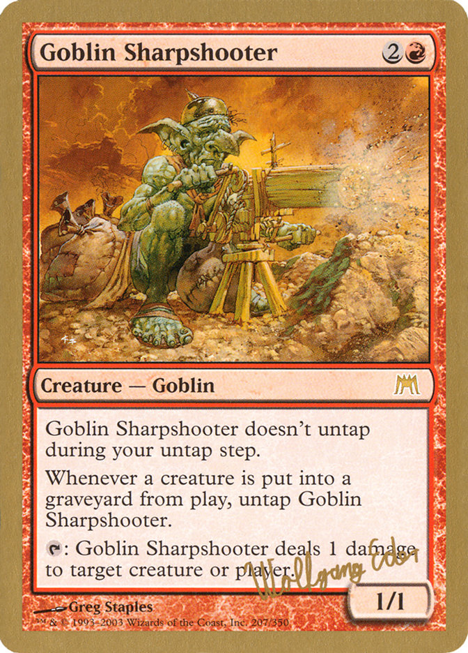 Goblin Sharpshooter (Wolfgang Eder) [World Championship Decks 2003] | Clutch Gaming