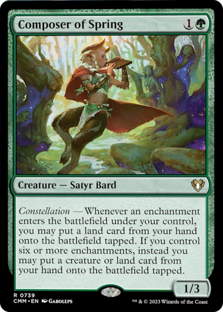 Composer of Spring [Commander Masters] | Clutch Gaming