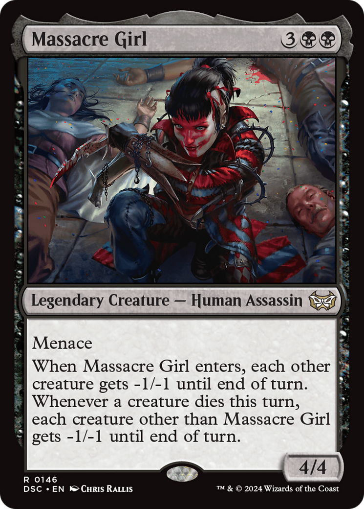 Massacre Girl [Duskmourn: House of Horror Commander] | Clutch Gaming