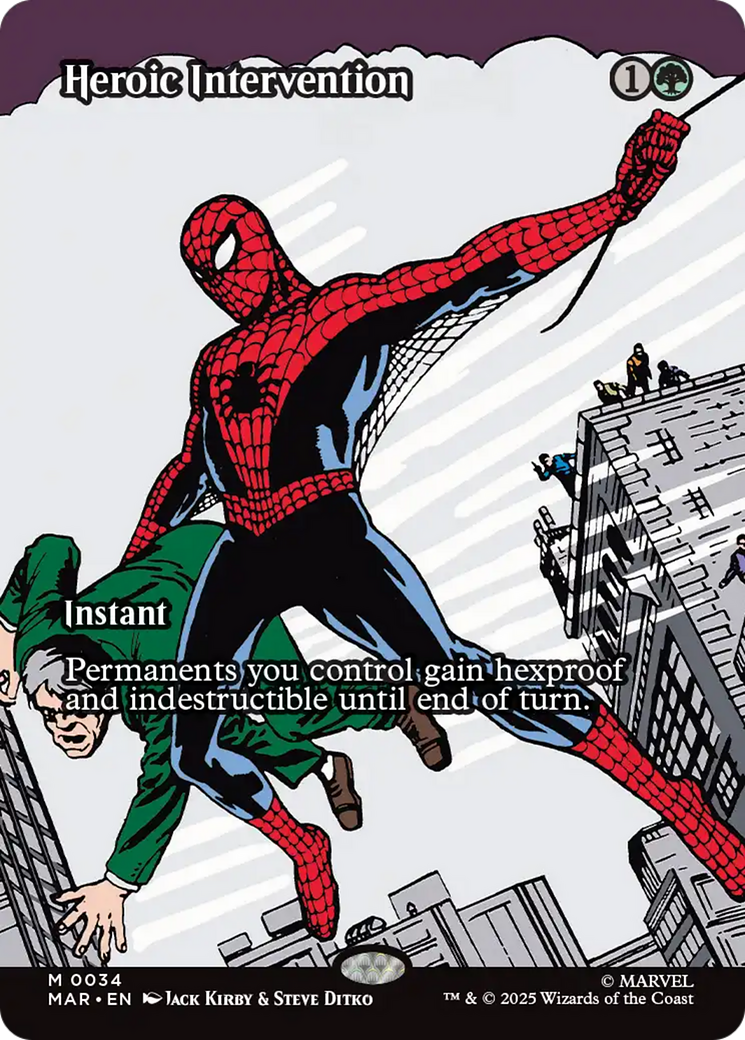 Heroic Intervention (Borderless) [Marvel's Spider-Man: Eternal-Legal] | Clutch Gaming