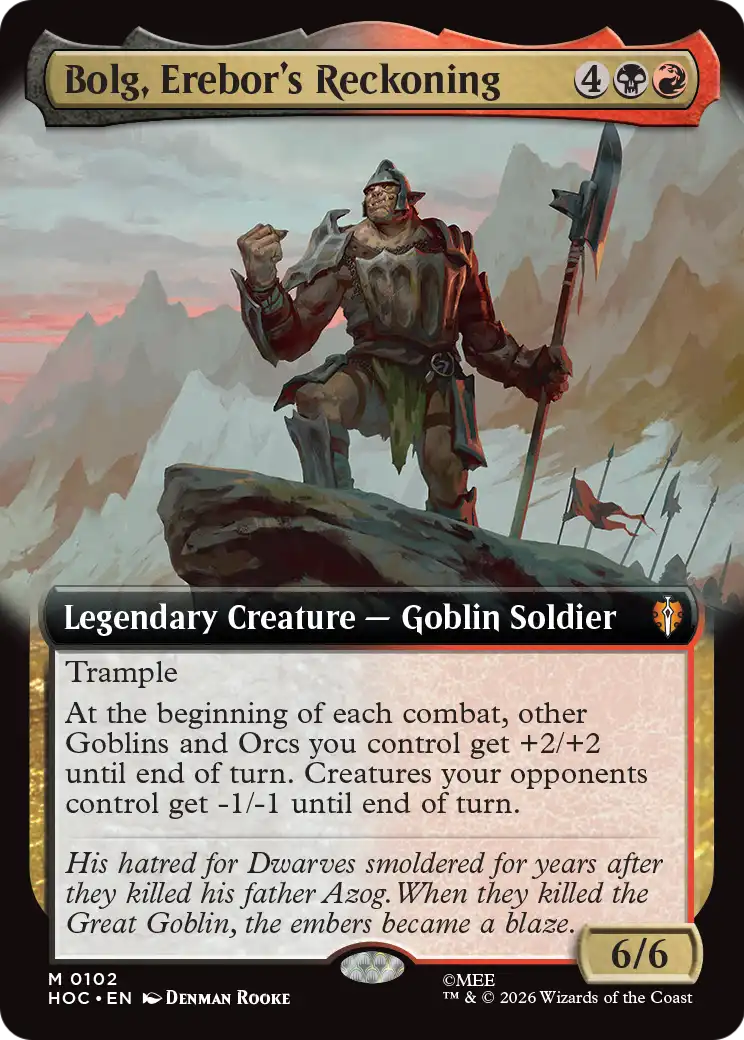 Bolg, Erebor's Reckoning (Extended Art) [The Hobbit: Eternal-Legal] | Clutch Gaming