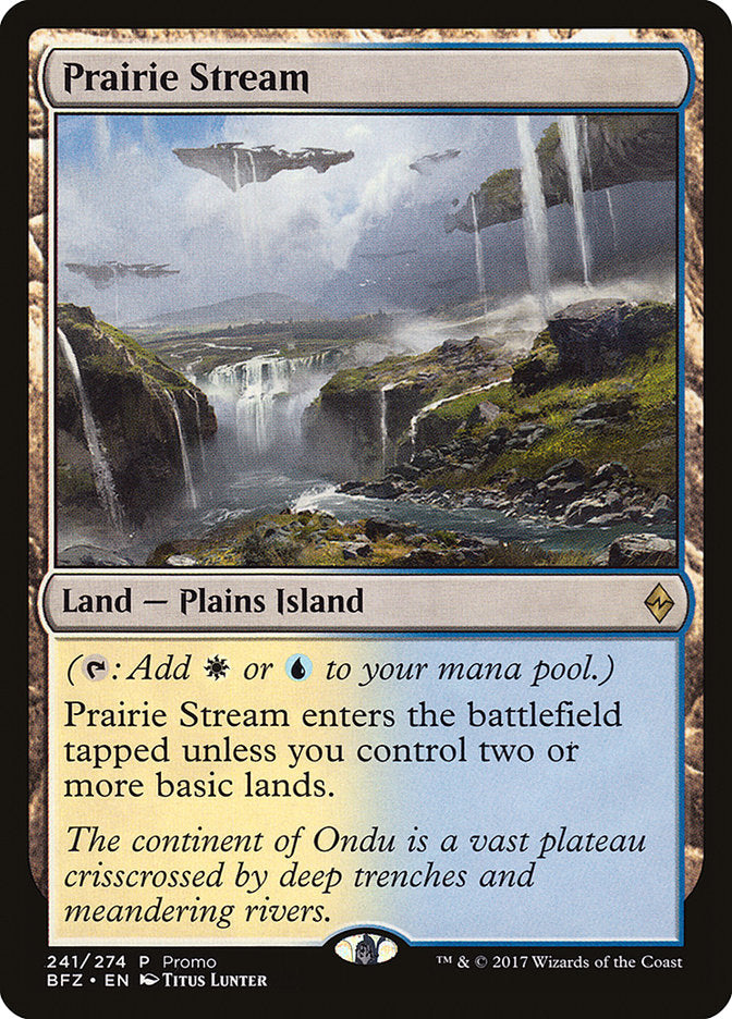 Prairie Stream (Promo) [Standard Showdown Promos] | Clutch Gaming