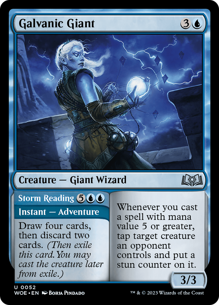 Galvanic Giant // Storm Reading [Wilds of Eldraine] | Clutch Gaming