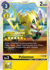 Pulsemon [P-028] (Digimon Card Game Fest 2022) [Promotional Cards] | Clutch Gaming