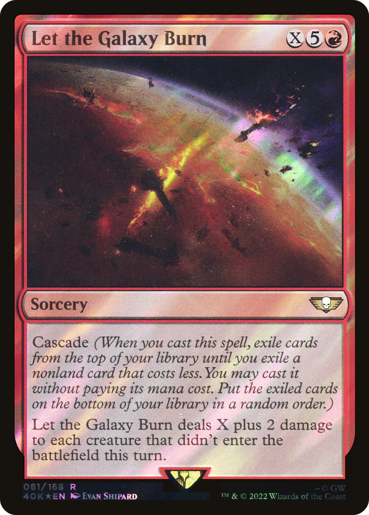 Galaxy Sword - Sword of Forge and Frontier [Secret Lair Drop Series] | Clutch Gaming