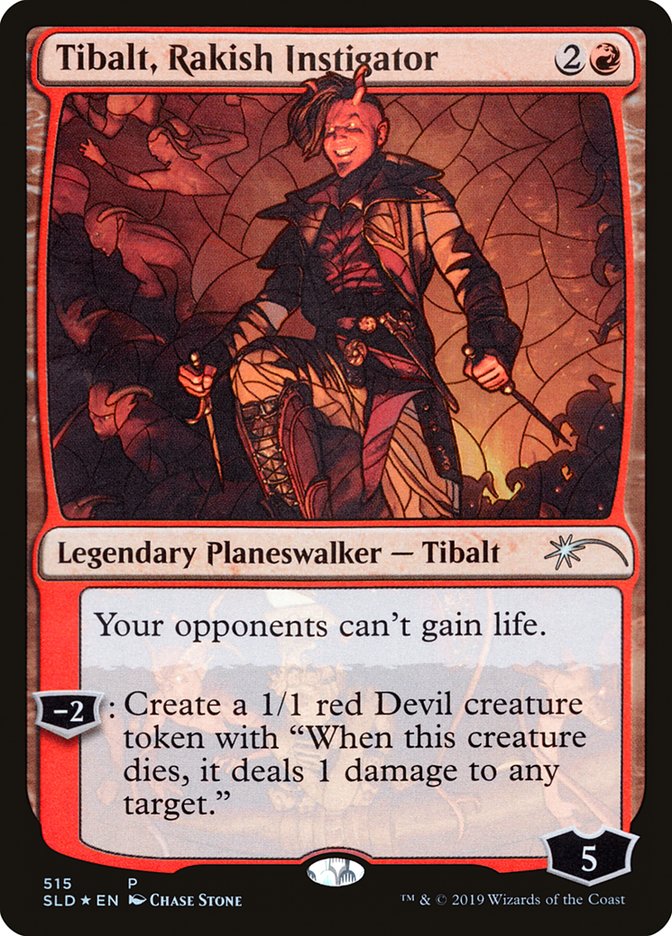 Tibalt, Rakish Instigator (Stained Glass) [Secret Lair Drop Promos] | Clutch Gaming