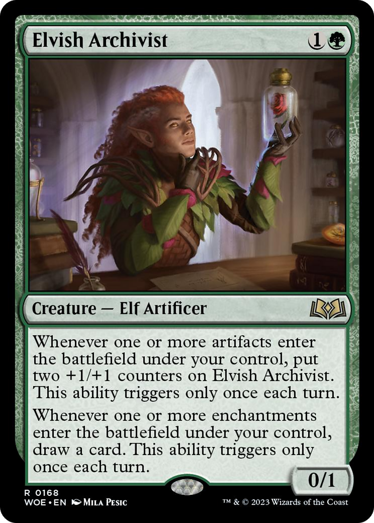 Elvish Archivist [Wilds of Eldraine] | Clutch Gaming