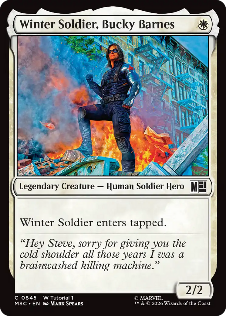 Winter Soldier, Bucky Barnes [Marvel Super Heroes Commander] | Clutch Gaming