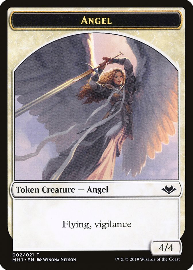 Shapeshifter (001) // Angel (002) Double-Sided Token [Modern Horizons Tokens] | Clutch Gaming